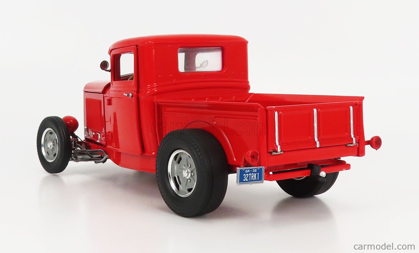 Acme Models A1804100 Scale 118 Ford Usa Pick Up Hot Rod Truck 1932 Red 1313