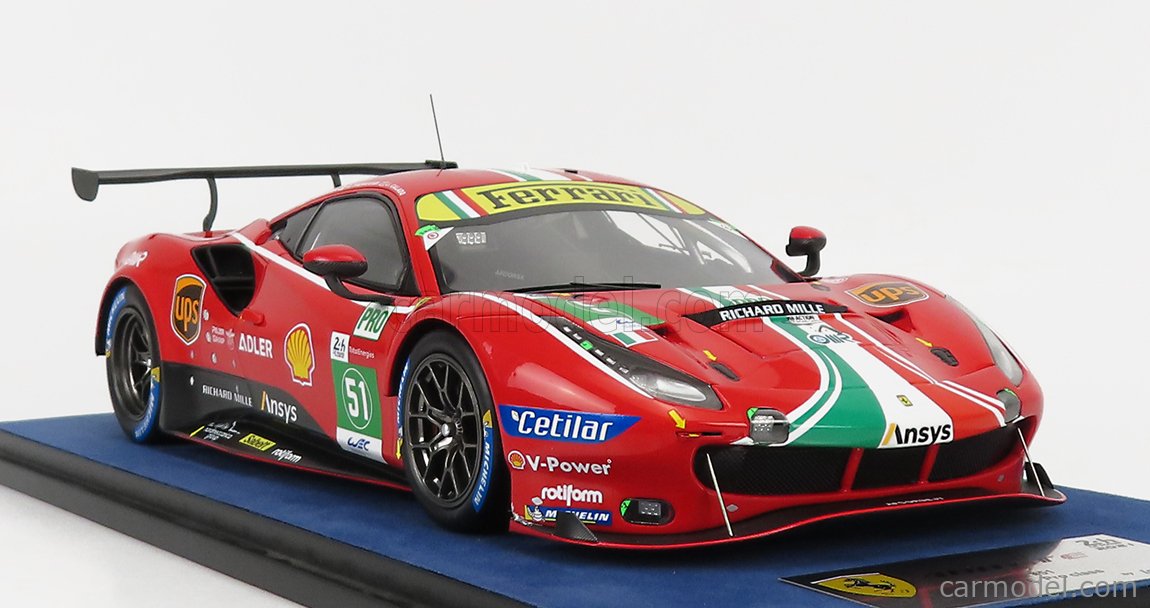 LOOKSMART LS18LM027 Scale 1/18 | FERRARI 488 GTE 3.9L TURBO