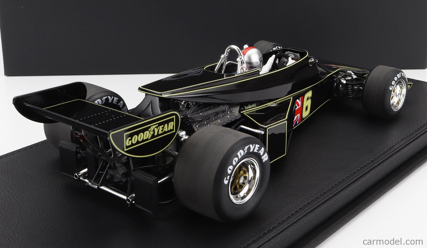 LOTUS - F1 77 JOHN PLAYER TEAM LOTUS N 6 BRAZILIAN GP (with pilot figure)  1976 MARIO ANDRETTI