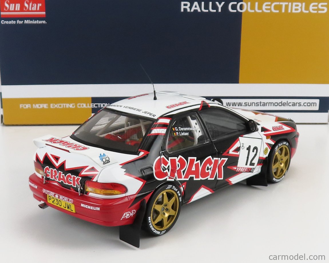 Sunstar 1/18 Subaru Impreza #12 Rally Ypres 1998 - Collection Neuve Sous Blister