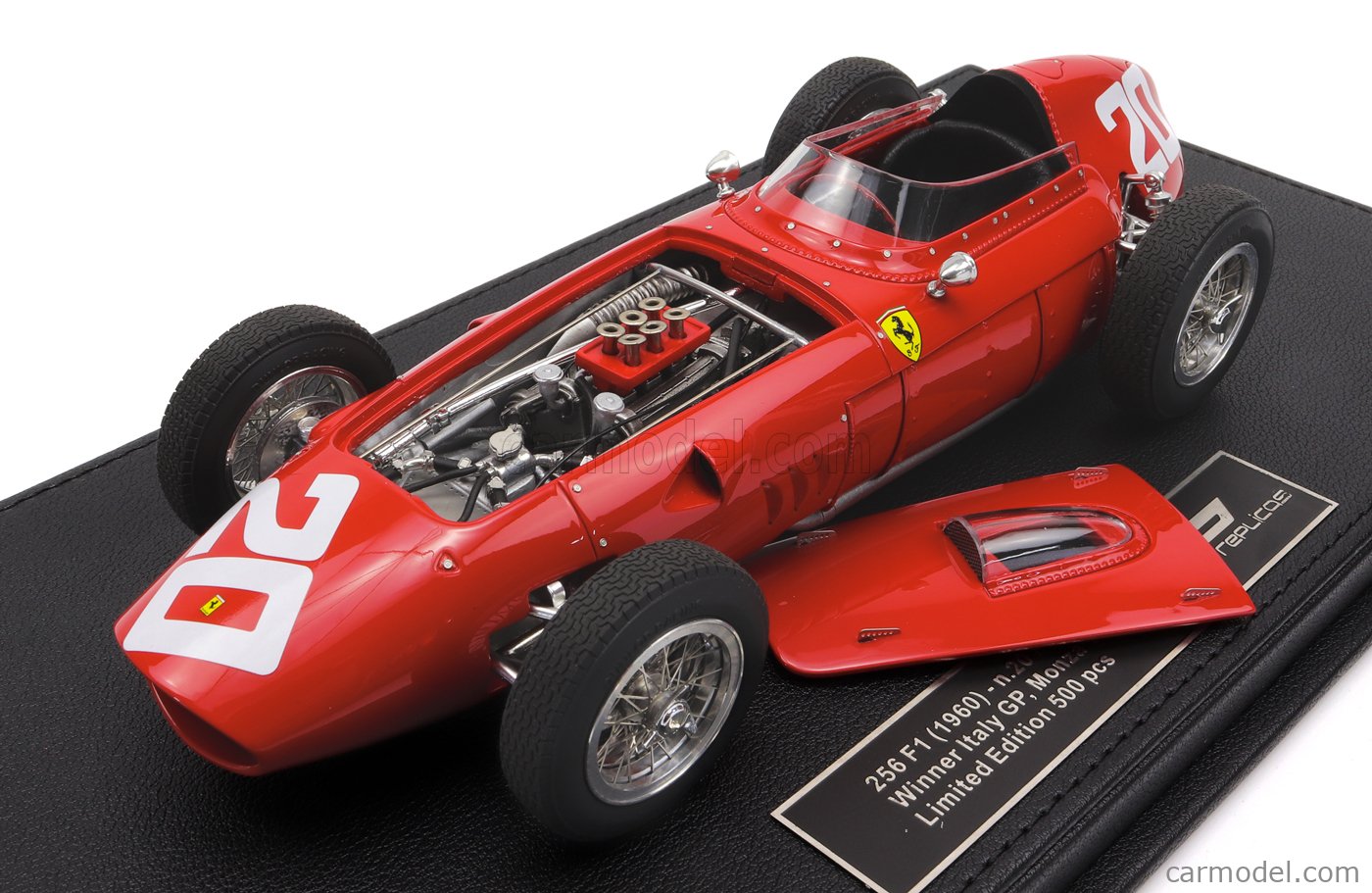 ミニカー　1/18 フェラーリ 256 1960 イタリアGP ウィナー P.ヒル #20 「GP REPLICASシリーズ」 [GRP135A] GP Replicas 1:18 W. Mairesse Ferrari Dino 246/256 F1 #16 3rd