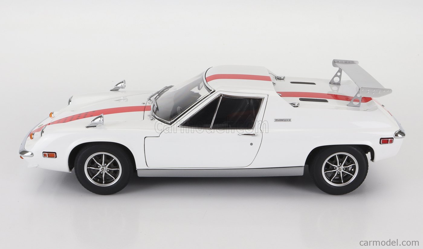 AUTOART 75396 Scale 1/18  LOTUS EUROPA SPECIAL 1975 - THE CIRCUIT WOLF - (HERO) YUYA FUBUKI - MANGA MOVIE WHITE RED