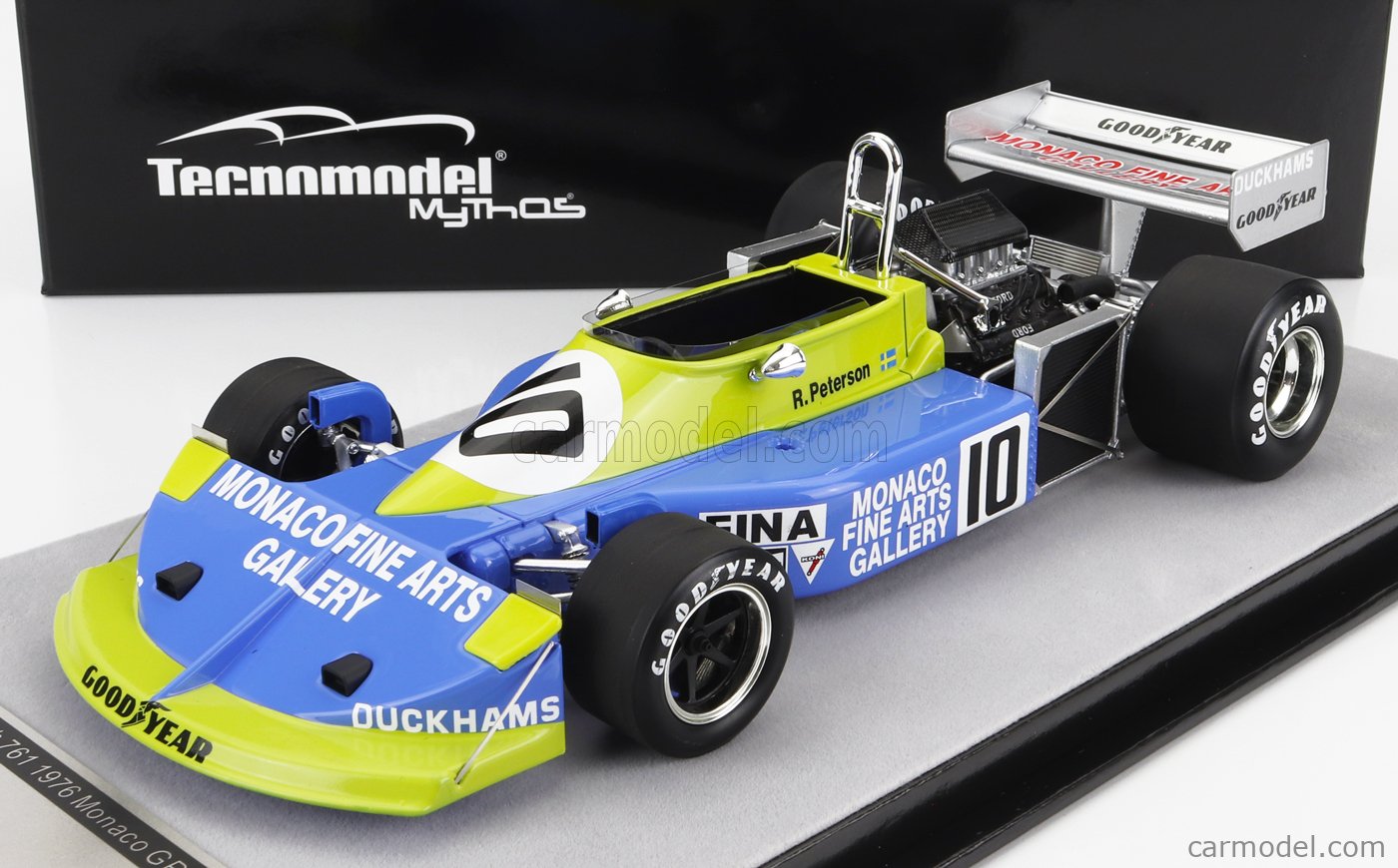 OPO 10 Formula 1 - Modellino 1/24 March 761 Ronnie Peterson 1976 - Ixo Per Hachette, Metallico, OR083
