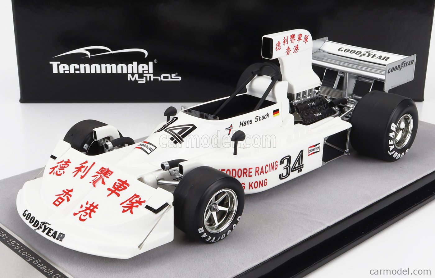 TECNOMODEL TMD18222E MARCH 761 N.35 SWEDISH GP 1976 A.MERZARIO 1:18