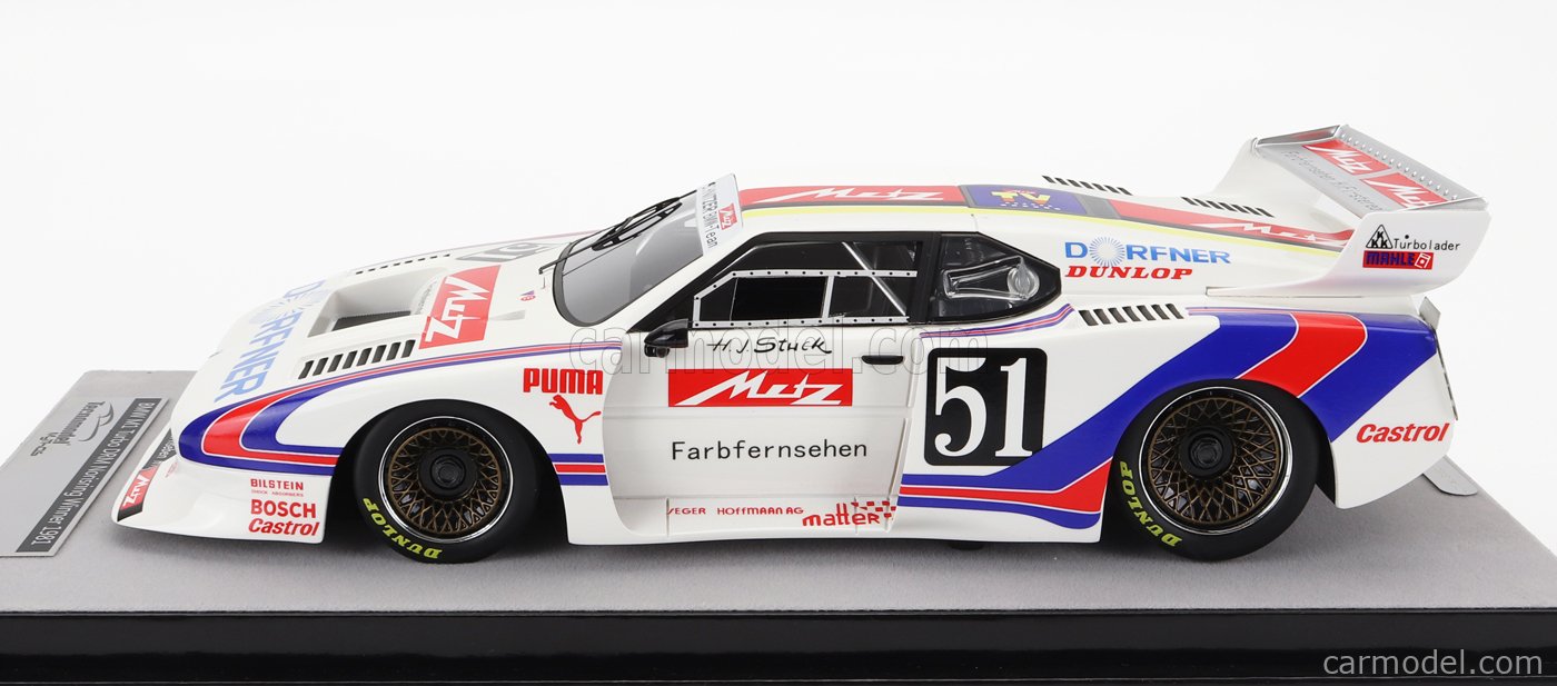 ミニカー　1/18 BMW M1 ターボ DRM Norisring 1981 優勝車 Hans-Joachim Stuck ”Team Schnitzer” #51 [TM18-173B] Tecnomodel 1:18 BMW M1 Turbo #51 Sieger DRM Norisring 1981