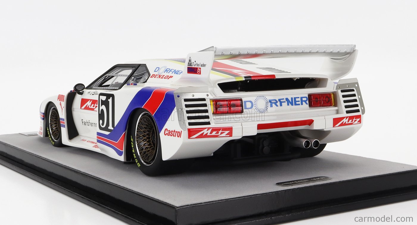 ミニカー　1/18 BMW M1 ターボ DRM Norisring 1981 優勝車 Hans-Joachim Stuck ”Team Schnitzer” #51 [TM18-173B] Tecnomodel 1:18 BMW M1 Turbo #51 Winner DRM Salzburgring