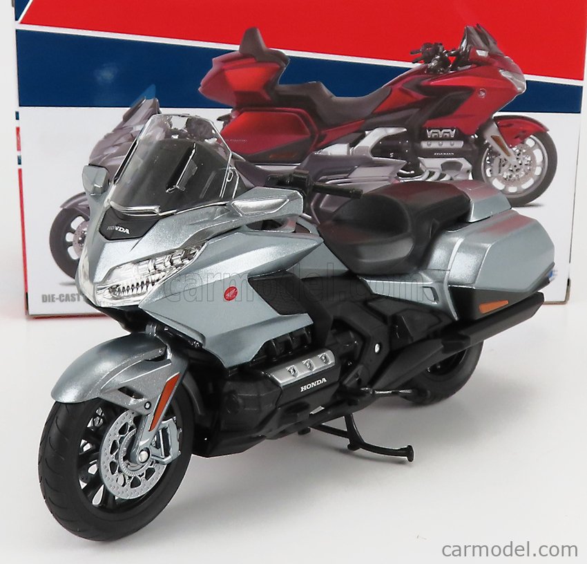 WELLY WE62202GY Scale 1/12 | HONDA GOLDWING GL1800 2021 GREY MET