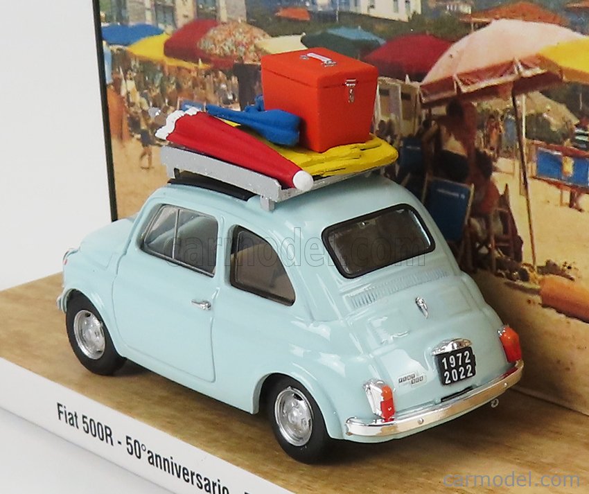 Voiture miniature Brumm Fiat 500R 50° anniversario Fiat 500 R