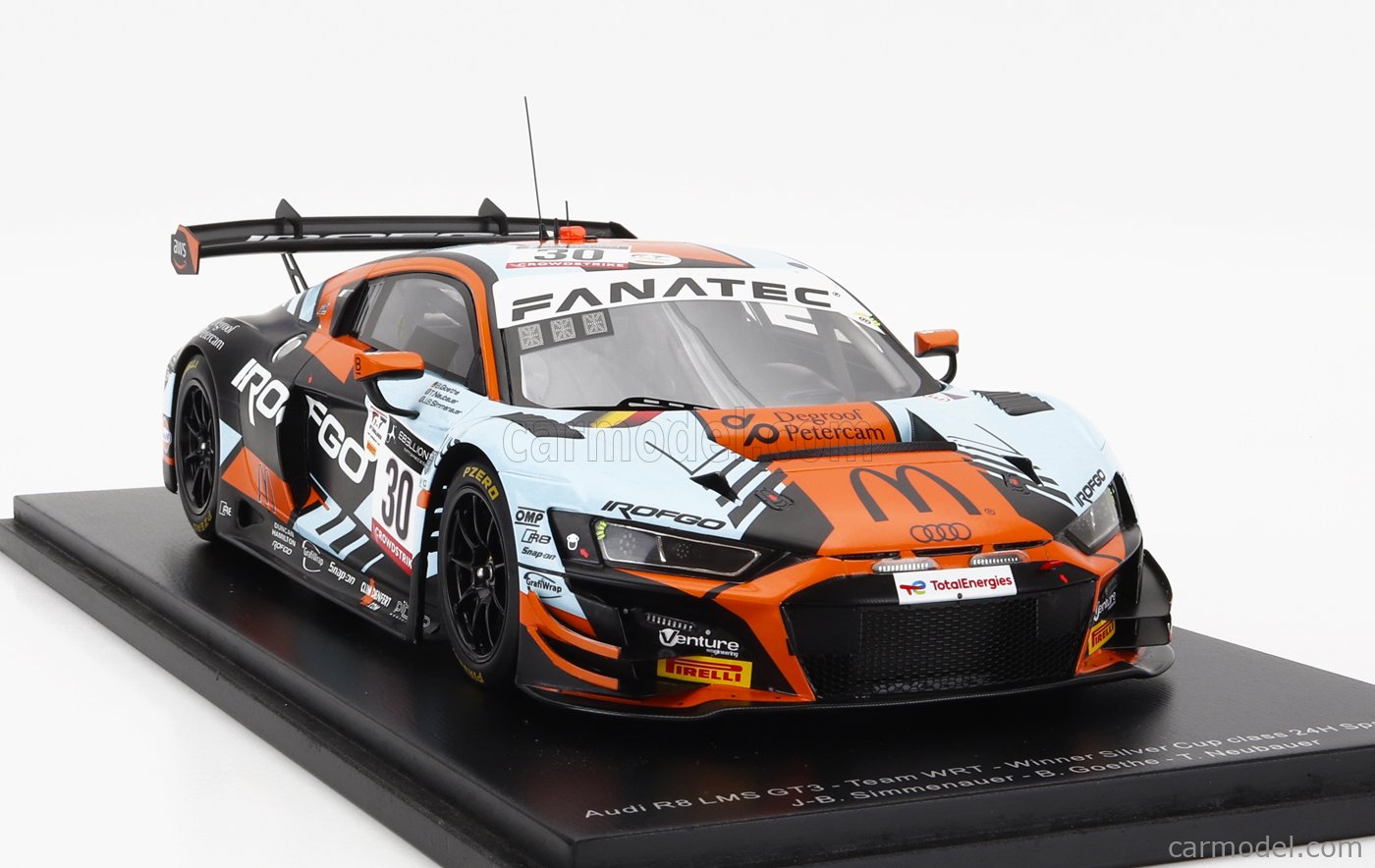 SPARK-MODEL 18SB052 Scale 1/18 | AUDI R8 LMS GT3 TEAM WRT N