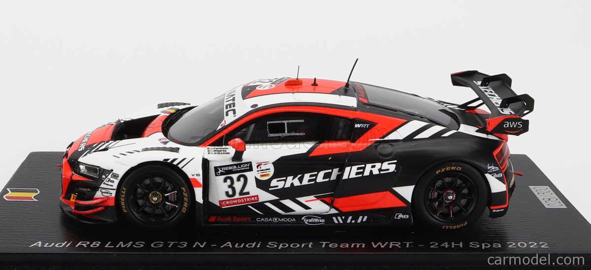 Miniature Spark 1/43 - Audi R8 V10 Vanthoor - Macao 2016 - RARE