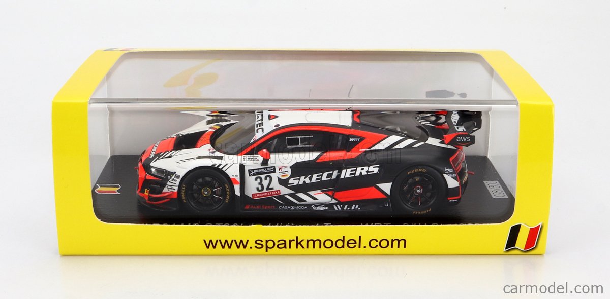 SPARK-MODEL SB527 Scale 1/43 | AUDI R8 LMS GT3 TEAM WRT N 32 24h SPA ...