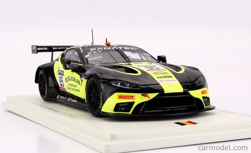 Figurine Spark 1:43 Aston Martin Vantage AMR GT3 #33 Spa 2023 (Kingsley Riegel) - Neuve SB722