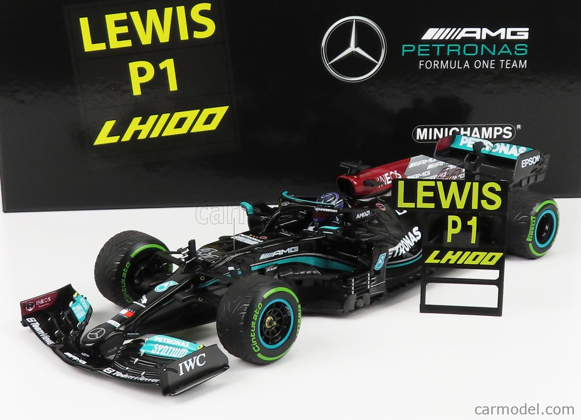 MERCEDES GP - F1 W12 MERCEDES M12 EQ POWER+ TEAM AMG PETRONAS MOTORSPORT  FORMULA ONE N 44 WINNER SOTCHI RUSSIAN GP 2021 LEWIS HAMILTON - 100th  VICTORY 