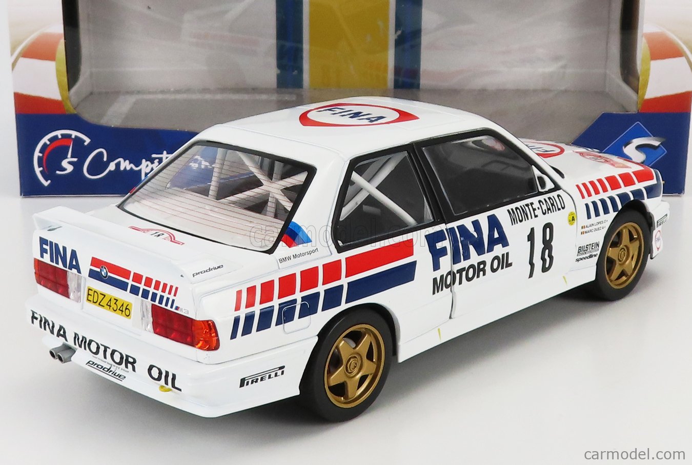 SOLIDO 1801518 Scale 1/18 | BMW 3-SERIES M3 (E30) FINA GR
