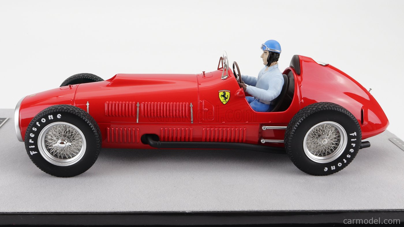 TECNOMODEL TMD18-193A Echelle 1/18  FERRARI F1  375 INDY N 0 TEST INDIANAPOLIS INDY 500 (with pilot figure) 1952 ALBERTO ASCARI RED