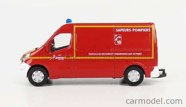 PMPB7-0317 camion sapeurs pompiers solido renault trafic 2002 paris
