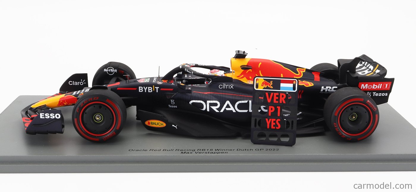 RED BULL - F1 RB18 TEAM ORACLE RED BULL RACING N 1 WINNER DUTCH GP WORLD  CHAMPION 2022 - 30th VICTORY MAX VERSTAPPEN