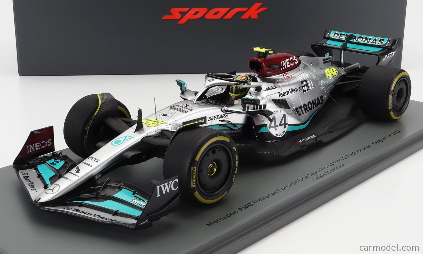 SPARK 18S777 MERCEDES-AMG Petronas F1 W13 E Performance N°63 Mercedes-AMG  Petronas F1 Team Vainqueur GP Brésil 2022 (1/18) - Boutique Auto Moto /  SPARK