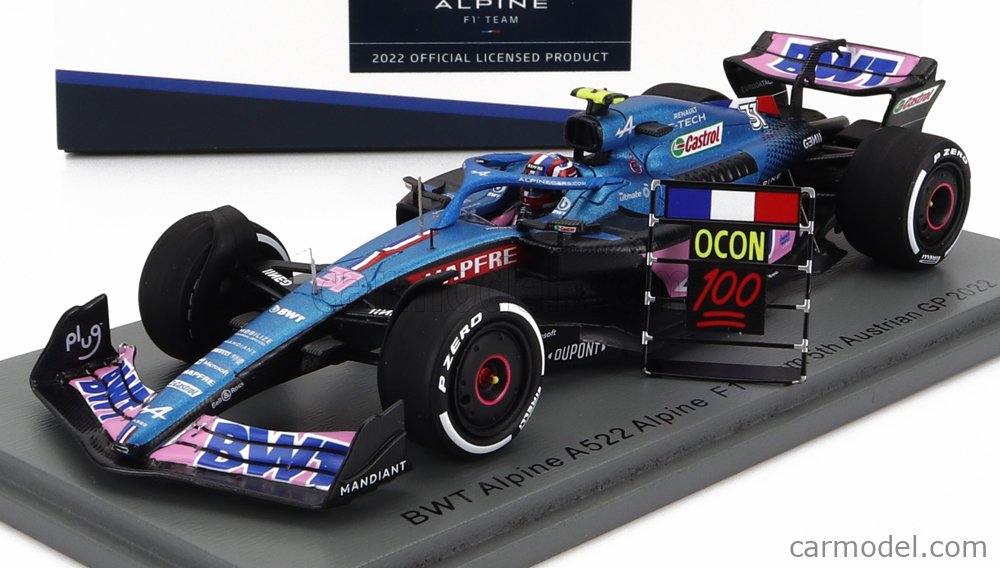 SPARK-MODEL S8543 Scale 1/43 | RENAULT F1 A522 TEAM ALPINE BWT N 31 5th ...