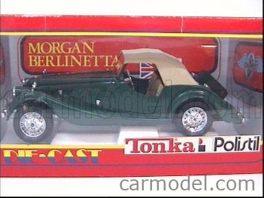Vintage 1980s Tonka Polistil 1:16 Scale Morgan Plus 8 Diecast Model