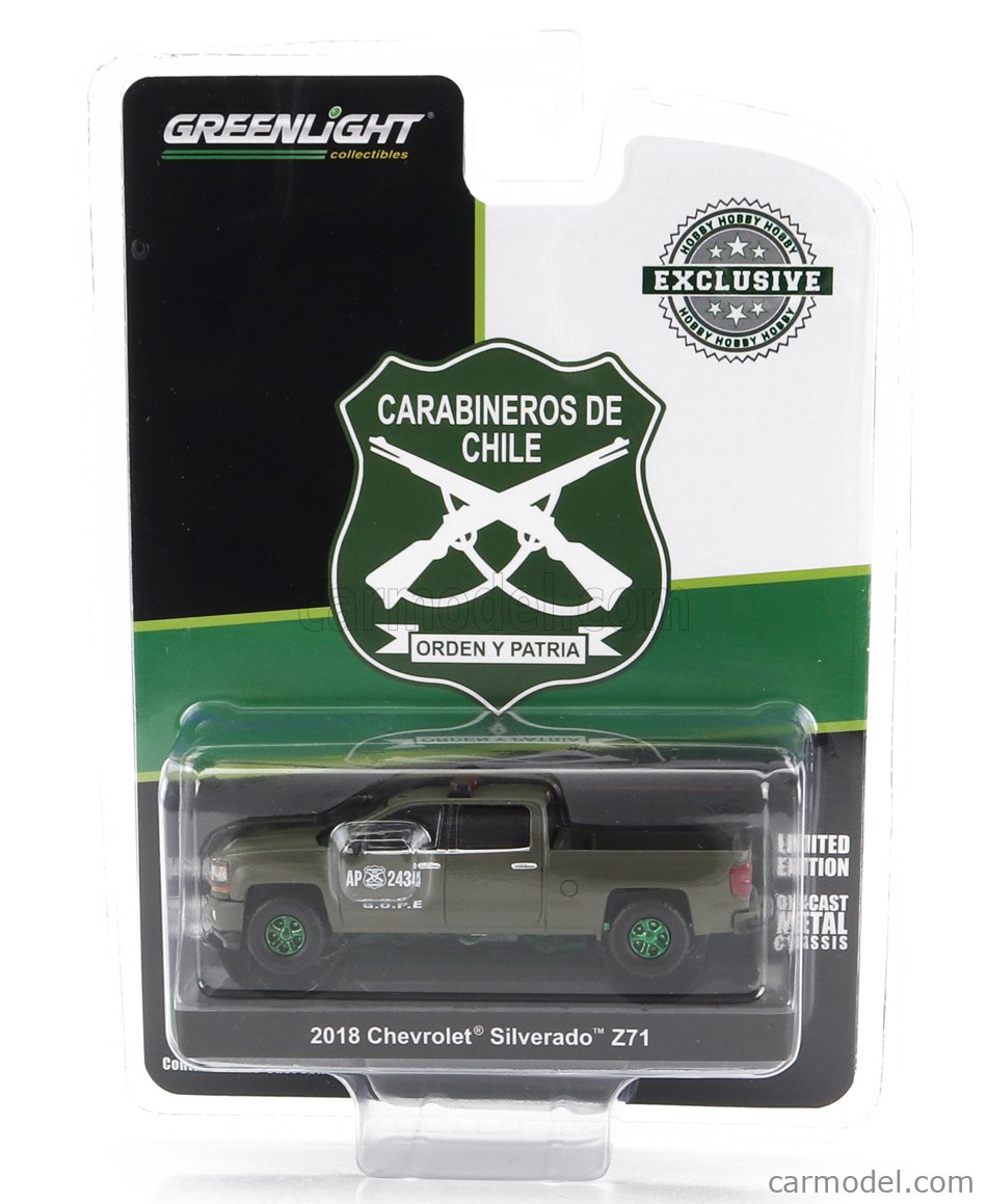 Greenlight 30384 Gre Scale 164 Chevrolet Silverado Z71 Pick Up