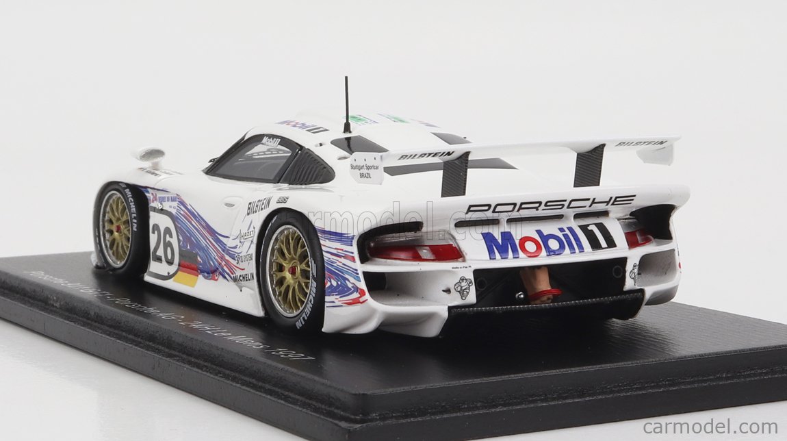Spark 1/43 Porsche 911 GT1 #26 Porsche AG – 24H Le Mans 1997 – Modello S9908
