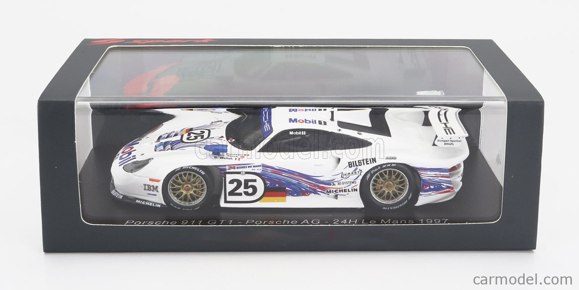 SPARK-MODEL S9907 Scale 1/43 | PORSCHE 911 3.2L GT1 EVO TEAM PORSCHE AG ...