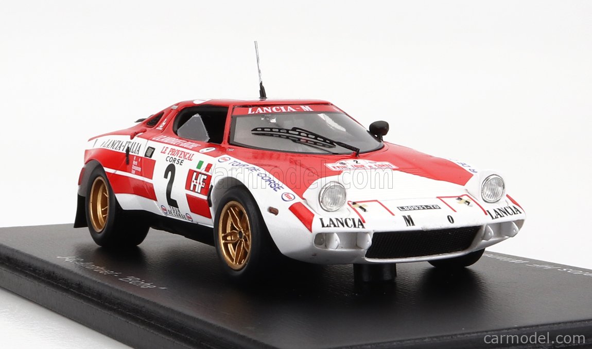 SPARK MODEL S9099 LANCIA STRATOS HF N.10 WINNER TOUR DE CORSE 1981 B.DARNICHE-A