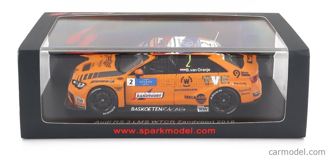 Miniature voiture auto 1 : 43 spark Model Audi RS3 Wtcr