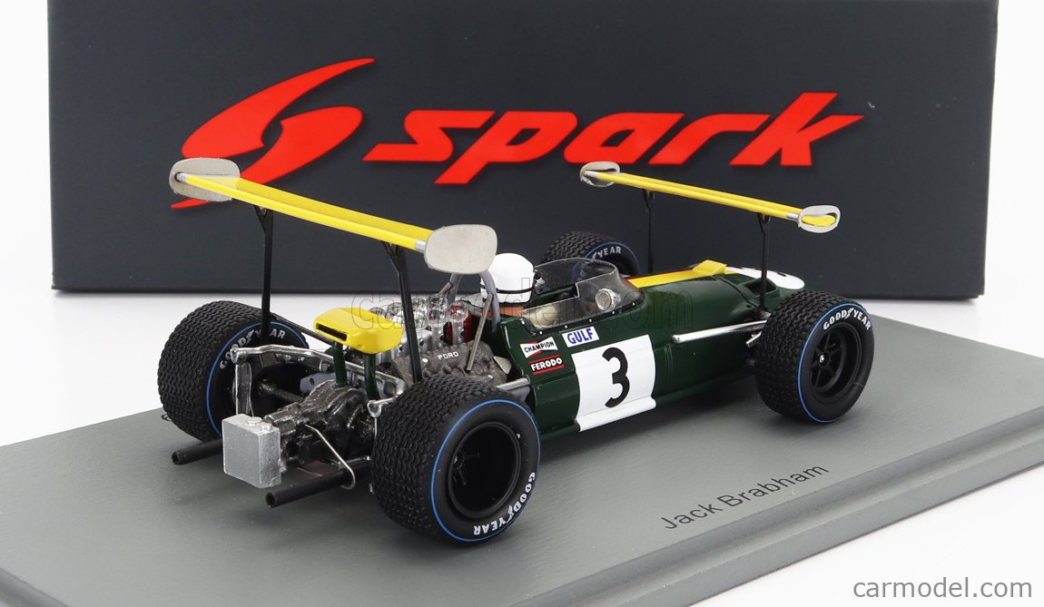 BRABHAM - F1 BT26A N 3 SPAIN GP 1969 J.BRABHAM