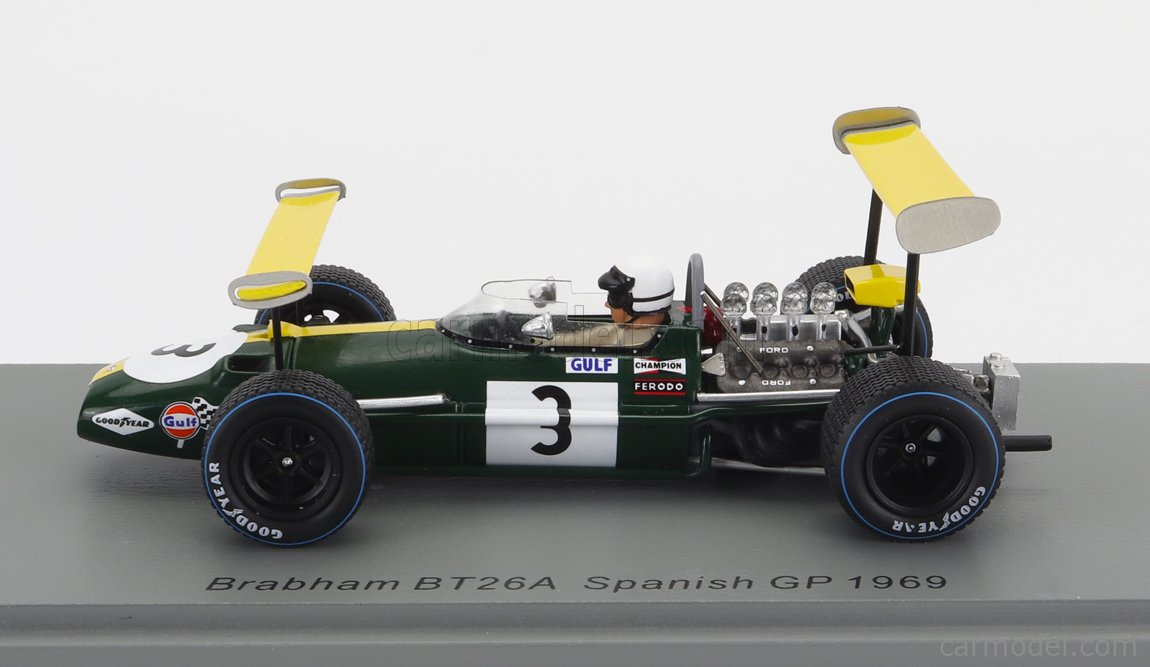 BRABHAM - F1 BT26A N 3 SPAIN GP 1969 J.BRABHAM