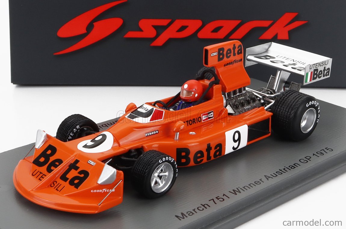 MARCH - F1 751 BETA N 9 WINNER AUSTRIAN GP 1975 VITTORIO BRAMBILLA