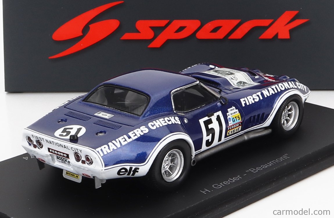CHEVROLET CORVETTE C3 1980 Gris WHITEBOX 1:43 de reference