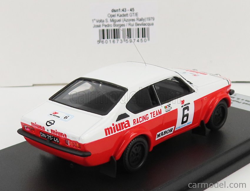 ミニカー　1/43 オペル カデット GT/E 1979年アゾレスラリー 1位 Jose Pedro Borges / Rui Bevilacqua #6 [dsn45] 中古】ミニカー 1/43 オペル カデット GT/E 1979年アゾレス