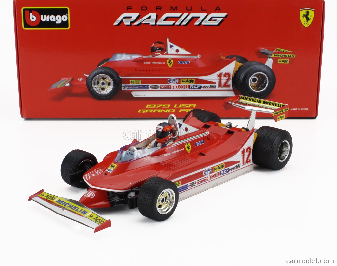BURAGO 18-16814-18-01546 Scale 1/18 | FERRARI F1 312T4 N 12 WINNER