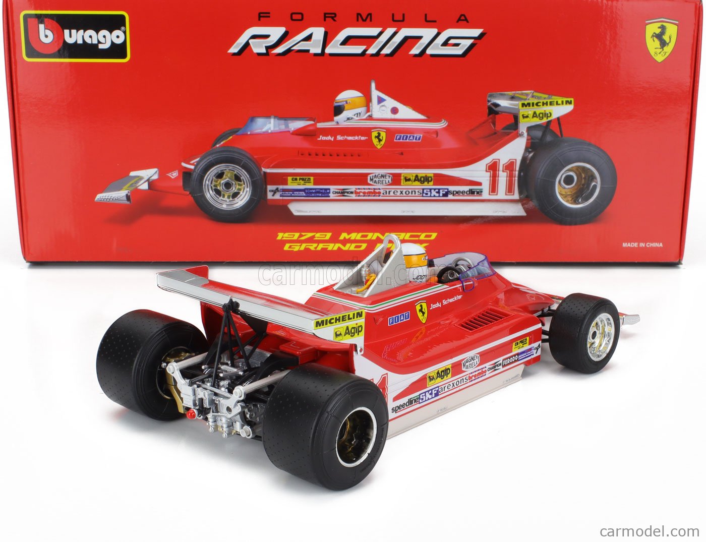 BURAGO 18-16814-18-01545 Scale 1/18 | FERRARI F1 312T4 SHORT TAIL