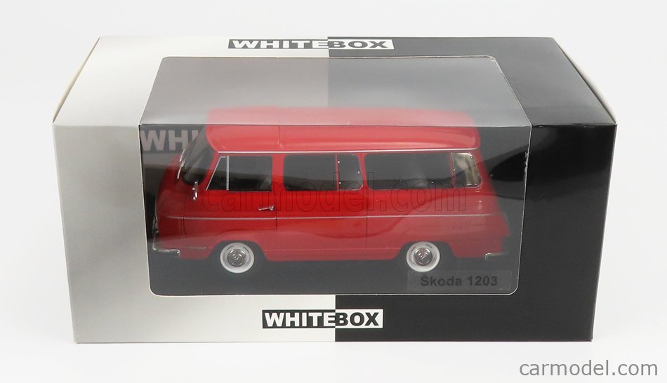 WHITEBOX WB124122 Masstab: 1/24  SKODA 1203 MINIBUS 1968 RED