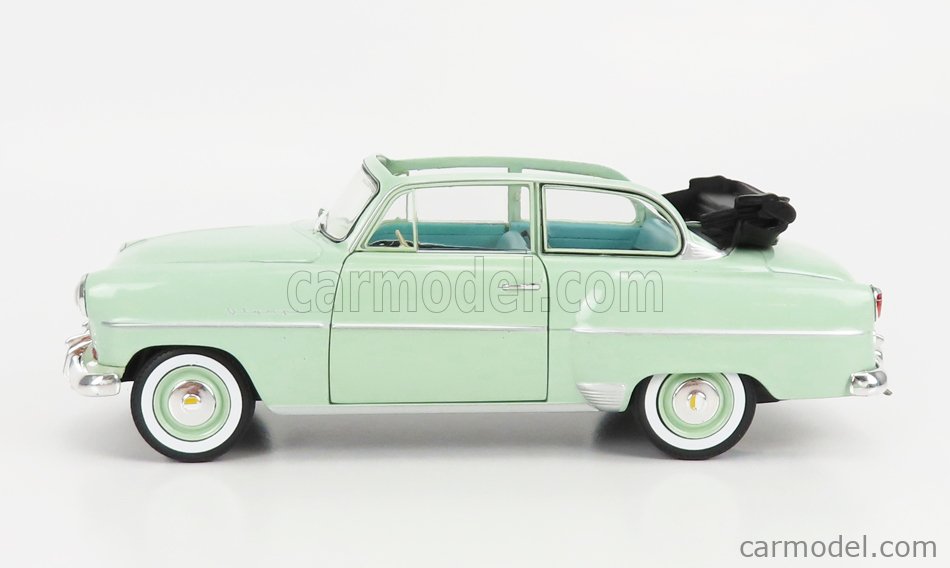 Miniature Tekno Opel Rekord 1953 - Vert - Échelle 1/45 - Rare - Bon état
