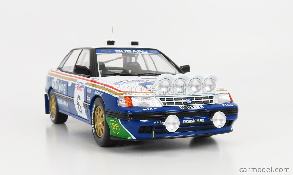 1/18 Ixo 1991 Subaru Legacy RS #6 Lombard RAC Rallye Subaru Rally Team Europe Markku Alén, Ilkka Kivimäki Car Model