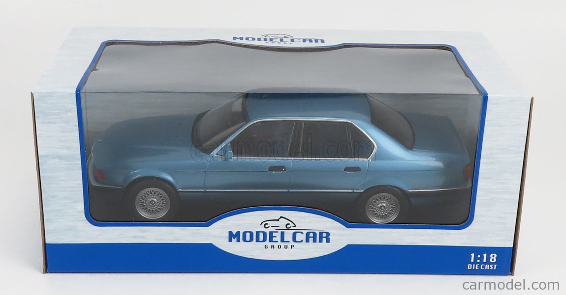 MCG MCG18160 Scale 1/18 | BMW 7-SERIES 730i (E32) 1986 LIGHT BLUE MET