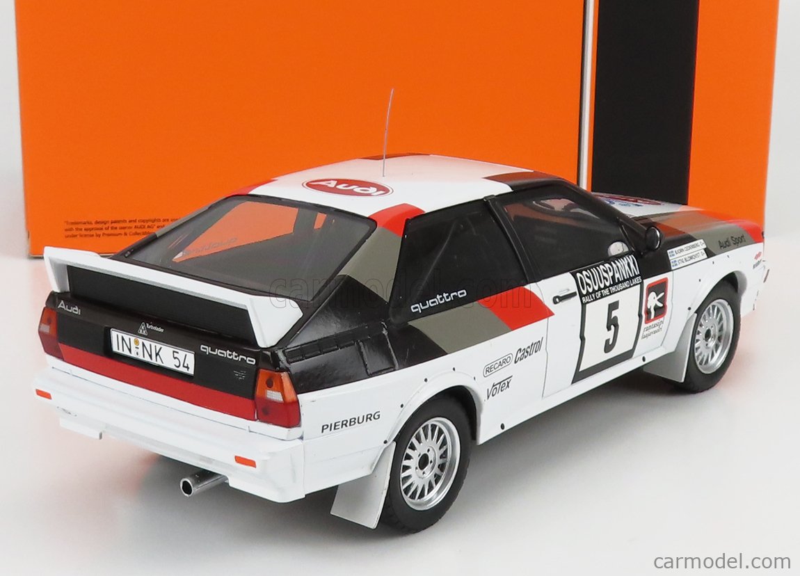 IXO-MODELS 18RMC094B.20 Scale 1/18 | AUDI QUATTRO N 5 RALLY 1000 LAKES ...