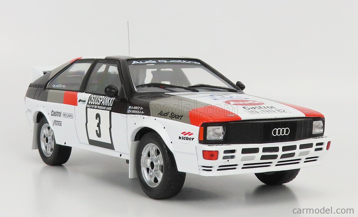 IXO-MODELS 18RMC094A.20 Scale 1/18 | AUDI QUATTRO N 3 RALLY 1000 LAKES ...