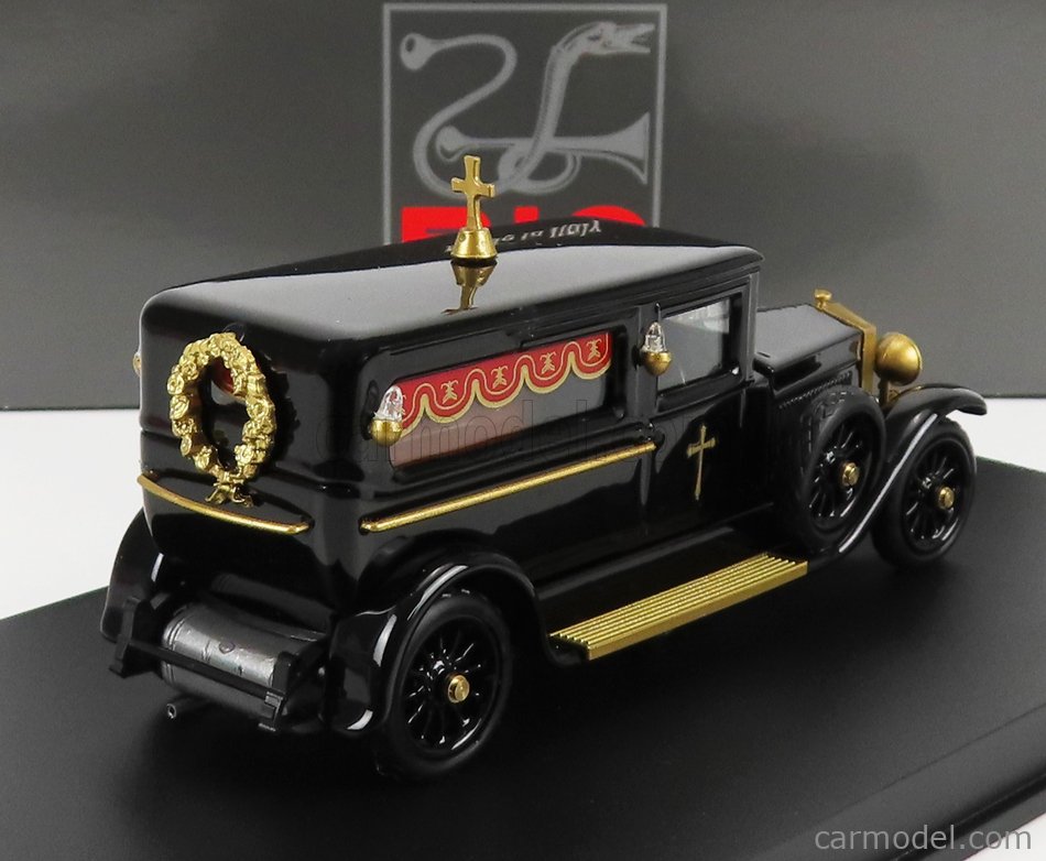 FIAT - 519 CARRO FUNEBRE - HEARSE - FUNERAL CAR WITH COFFIN 1924