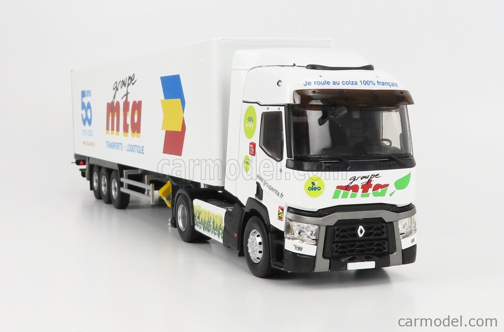 Camion Eligor 1/43 – Renault T460 Semi-remorque SR2 Transports G7, Rouge