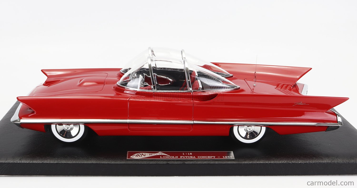 HRN-MODELS HRN1955RED Scale 1/18 | LINCOLN FUTURA 1955 RED