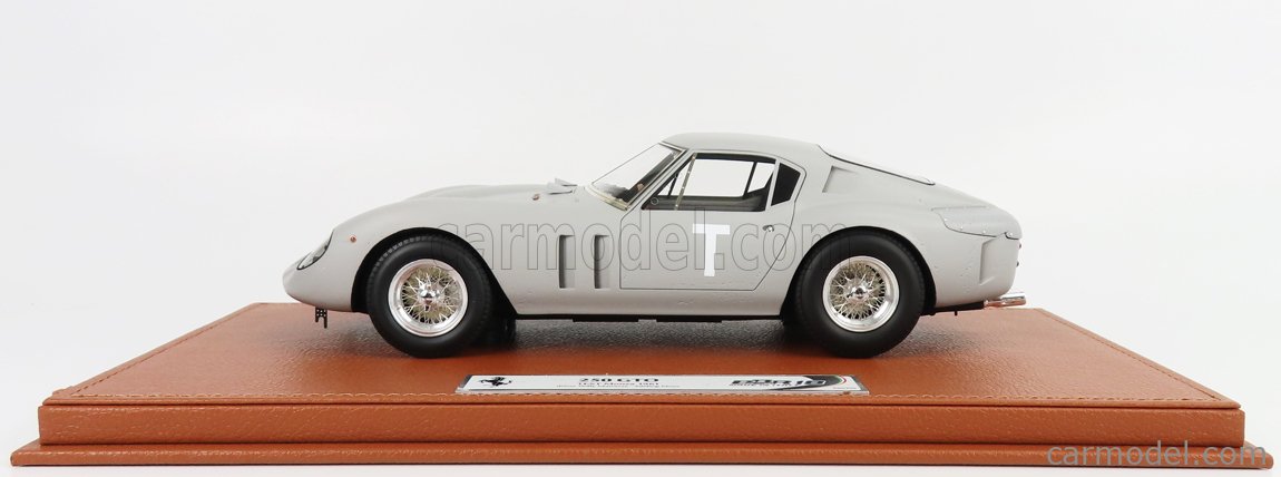 FERRARI - 250 GTO COUPE SPERIMENTALE PROTOTYPE TEST MONZA 1961 WITH  STIRLING MOSS DRIVER FIGURE - CON VETRINA - WITH SHOWCASE