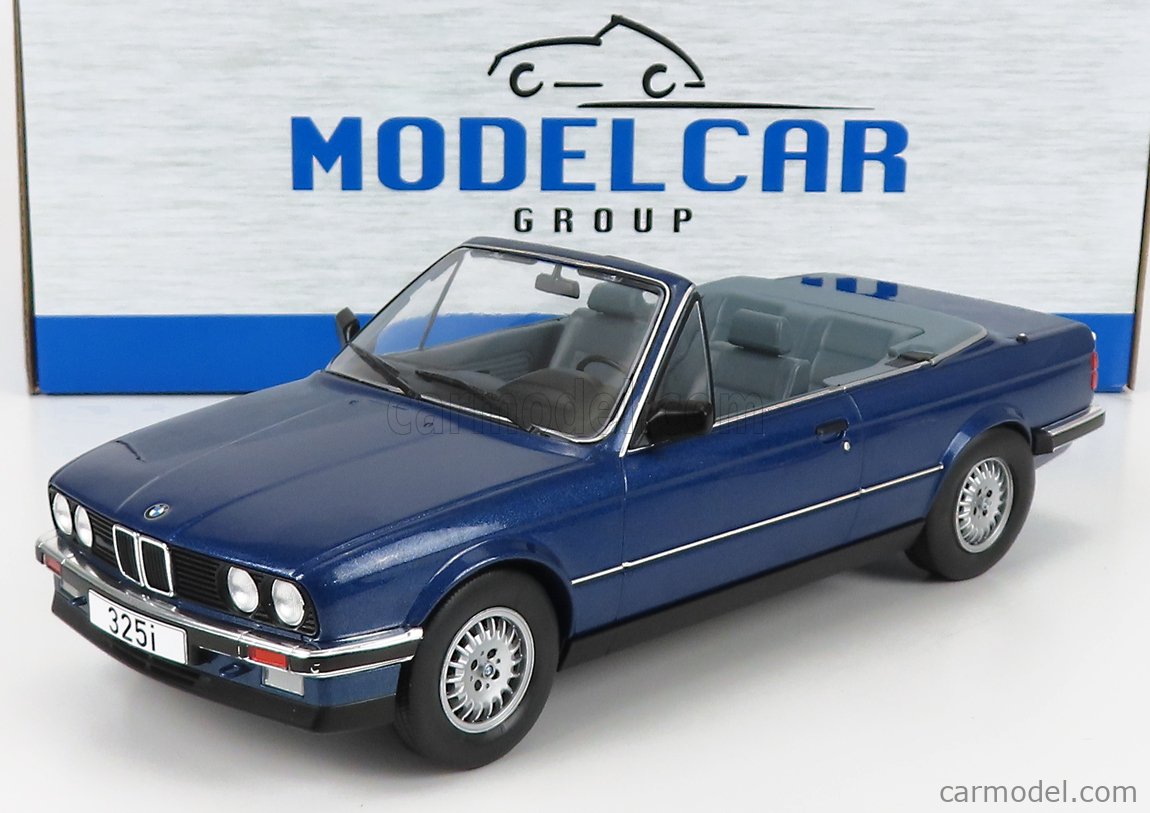 Mcg Mcg18381 Scale 1/18 | Bmw 3-Series 325I (E30) Cabriolet 1989 Blue