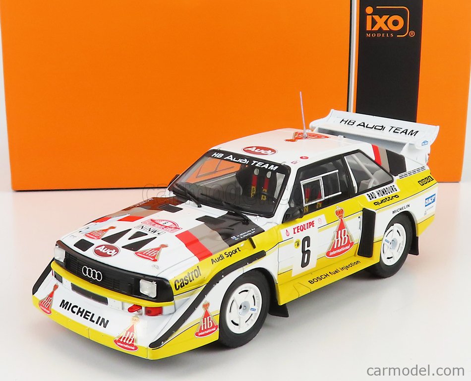 IXO-MODELS 24RAL020A Scale 1/24 | AUDI SPORT QUATTRO S1 N 6 RALLY