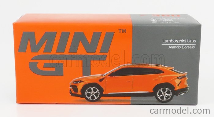 MINI-GT MGT00360-L Scale 1/64 | LAMBORGHINI URUS 2018 ORANGE MET