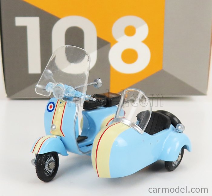 TINY TOYS ATC35036 Scale 1/35 SCOOTER SIDECAR LIGHT BLUE WHITE